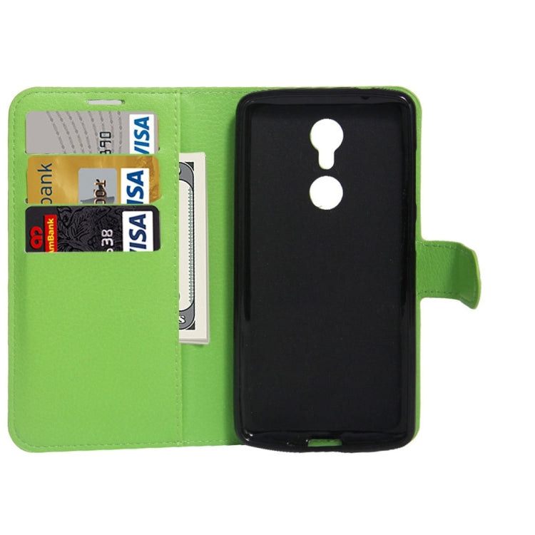 For ZTE AXON 7 Mini Litchi Texture Horizontal Flip PU Leather Case with Holder & Card Slots & Wallet