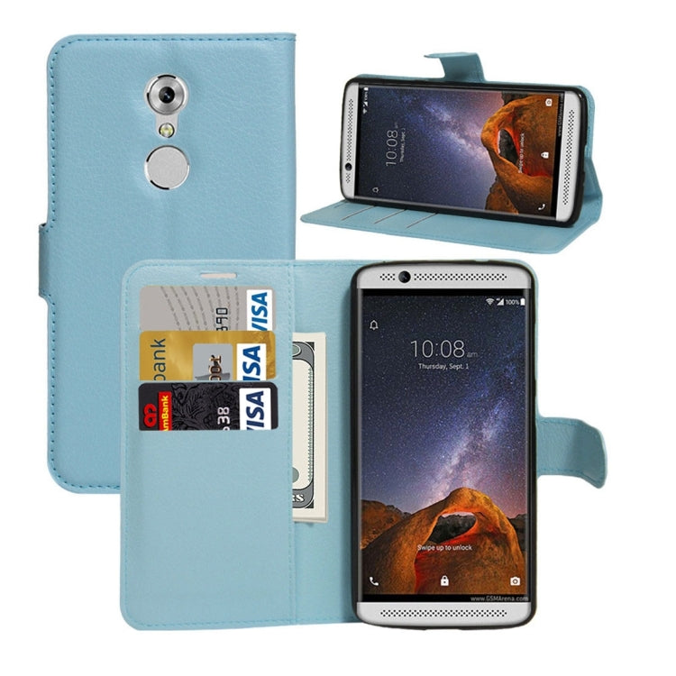 For ZTE AXON 7 Mini Litchi Texture Horizontal Flip PU Leather Case with Holder & Card Slots & Wallet
