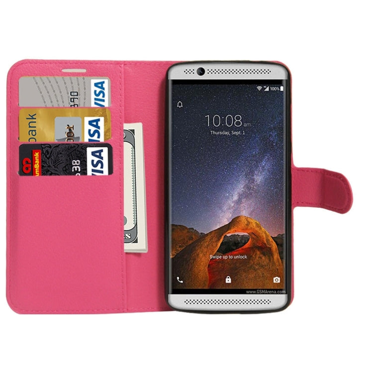 For ZTE AXON 7 Mini Litchi Texture Horizontal Flip PU Leather Case with Holder & Card Slots & Wallet