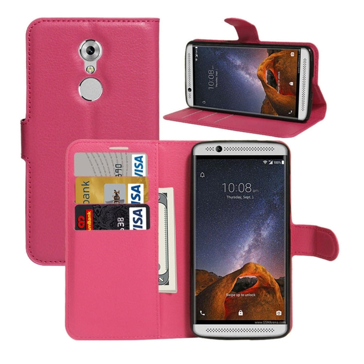 For ZTE AXON 7 Mini Litchi Texture Horizontal Flip PU Leather Case with Holder & Card Slots & Wallet