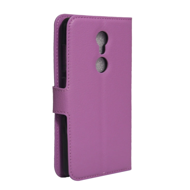 For ZTE AXON 7 Mini Litchi Texture Horizontal Flip PU Leather Case with Holder & Card Slots & Wallet