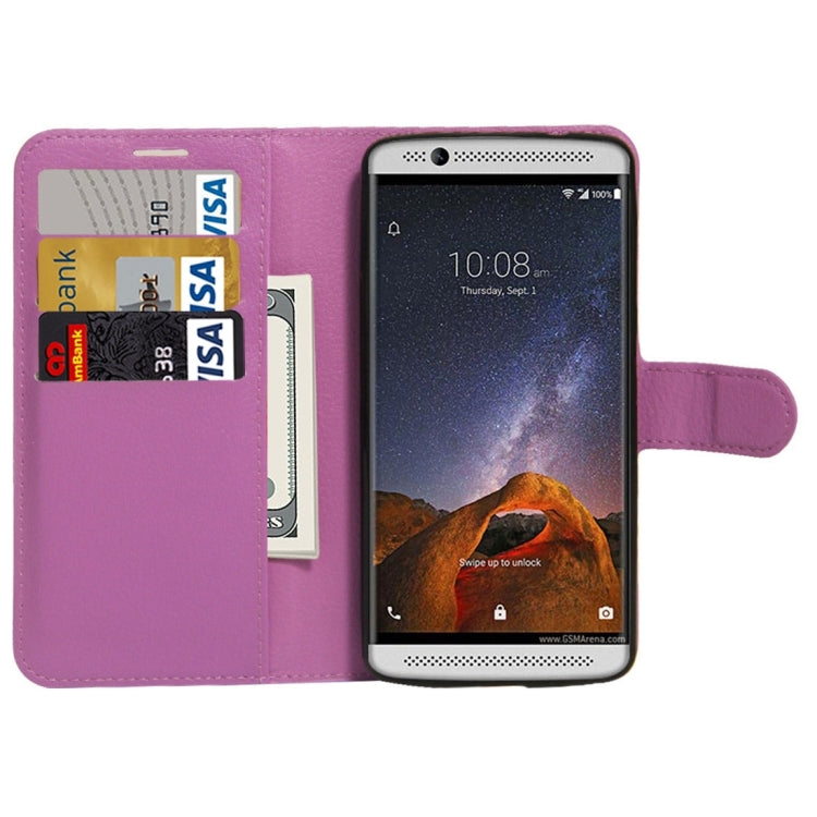 For ZTE AXON 7 Mini Litchi Texture Horizontal Flip PU Leather Case with Holder & Card Slots & Wallet