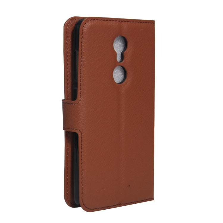 For ZTE AXON 7 Mini Litchi Texture Horizontal Flip PU Leather Case with Holder & Card Slots & Wallet