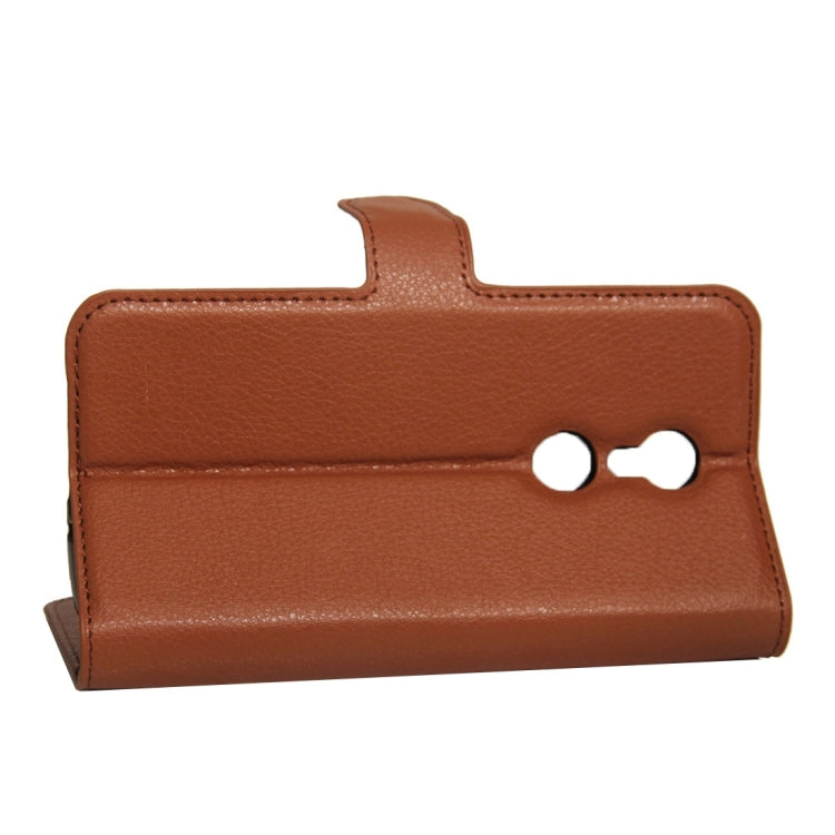 For ZTE AXON 7 Mini Litchi Texture Horizontal Flip PU Leather Case with Holder & Card Slots & Wallet