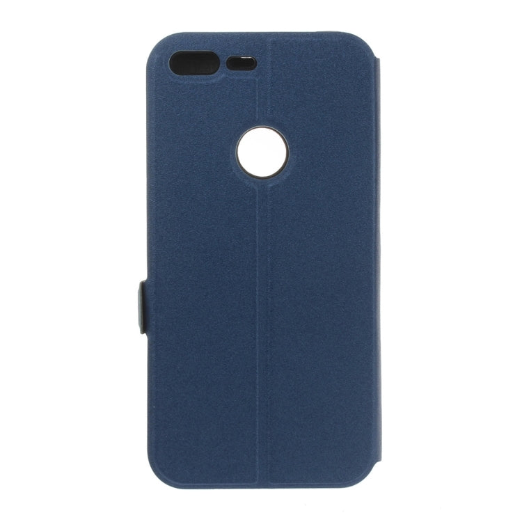 For Google Pixel XL Horizontal Flip Leather Case with Call Display ID & Holder