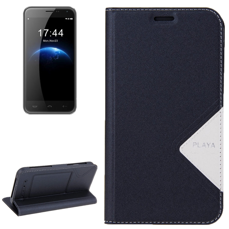HOMTOM for HT3, 5.0 inch Smartphone Matte Surface Horizontal Flip Leather Case with Holder & Screen Protector Film