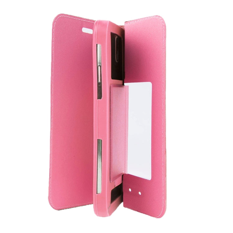 HOMTOM for HT3, 5.0 inch Smartphone Matte Surface Horizontal Flip Leather Case with Holder & Screen Protector Film