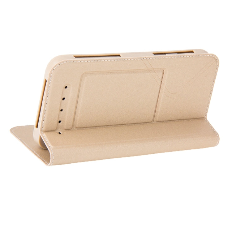 HOMTOM for HT3, 5.0 inch Smartphone Matte Surface Horizontal Flip Leather Case with Holder & Screen Protector Film