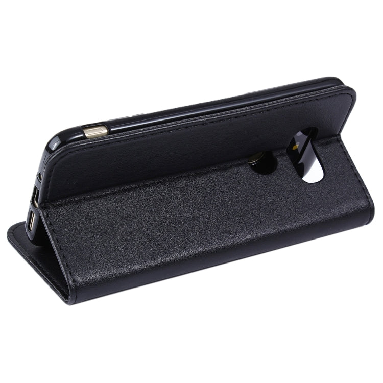 For LG G5 Lambskin Texture Horizontal Flip Magnetic Leather Case with Holder and Card Slot