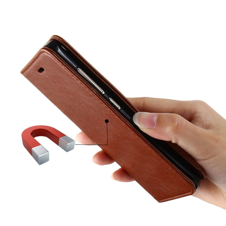For Xiaomi Mi 5 Lambskin Texture Horizontal Flip Magnetic Leather Case with Holder and Card Slot