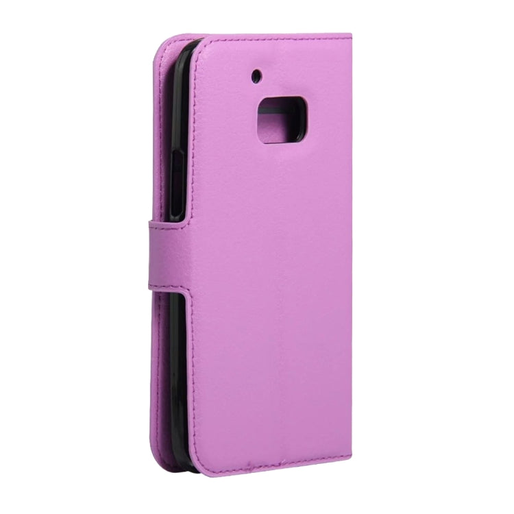 For HTC 10 Litchi Texture Horizontal Flip Leather Case with Holder & Card Slots & Wallet