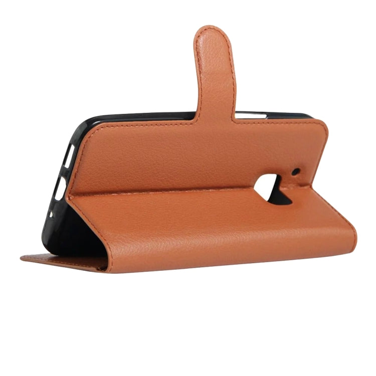 For HTC 10 Litchi Texture Horizontal Flip Leather Case with Holder & Card Slots & Wallet