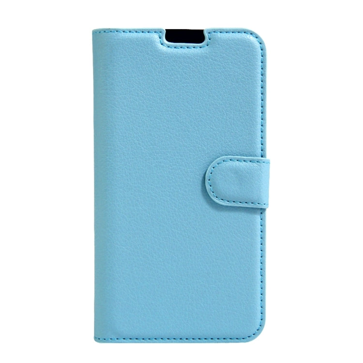 For LG K8 Litchi Texture Horizontal Flip Leather Case with Holder & Card Slots & Wallet