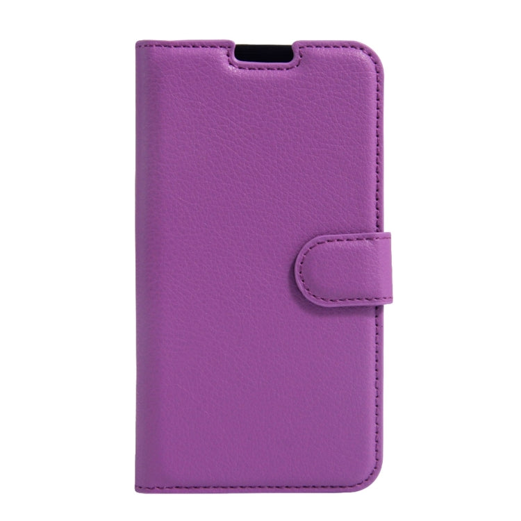 For LG K8 Litchi Texture Horizontal Flip Leather Case with Holder & Card Slots & Wallet