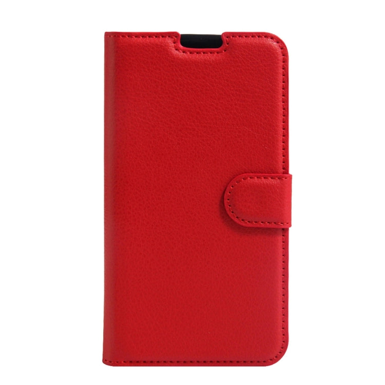 For LG K8 Litchi Texture Horizontal Flip Leather Case with Holder & Card Slots & Wallet