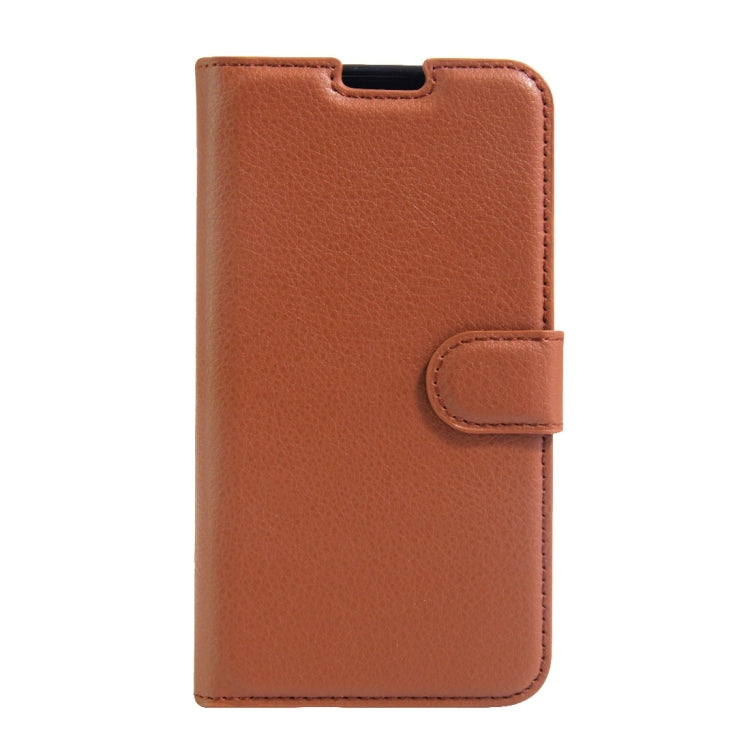 For LG K8 Litchi Texture Horizontal Flip Leather Case with Holder & Card Slots & Wallet