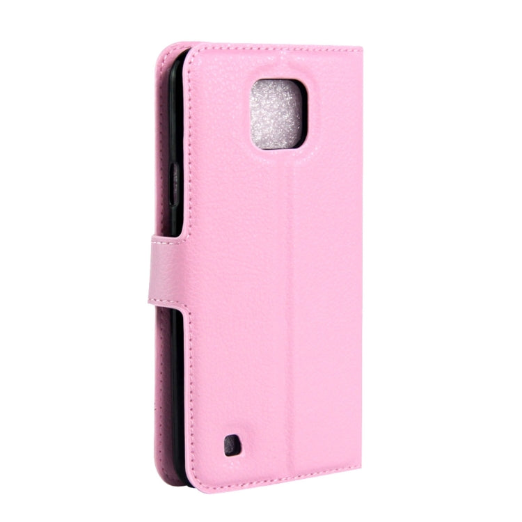For LG X Cam Litchi Texture Horizontal Flip Leather Case with Holder & Card Slots & Wallet