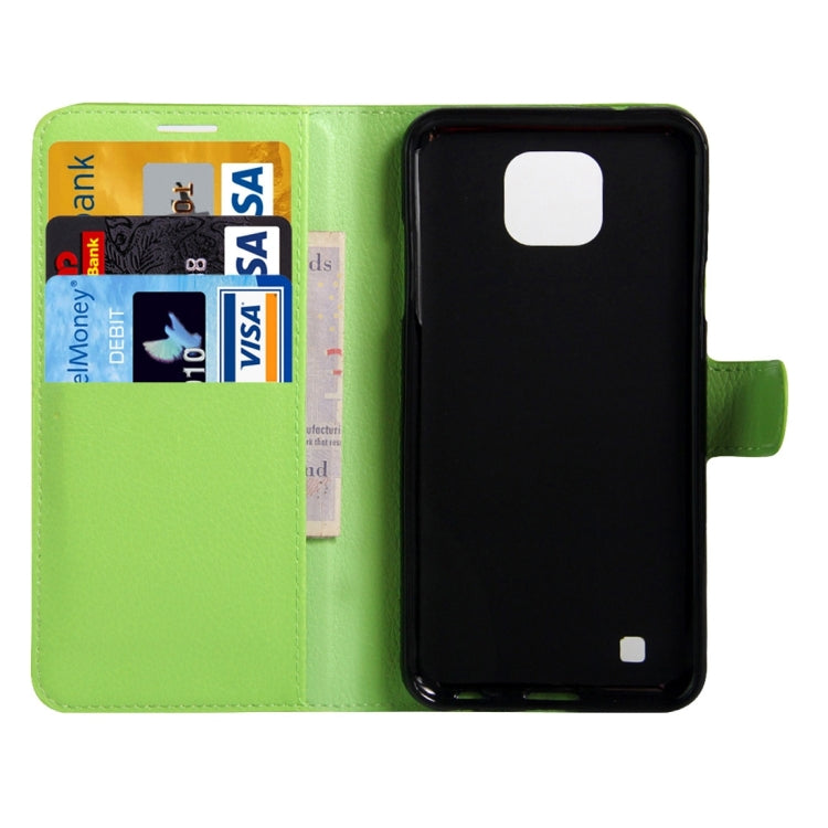 For LG X Cam Litchi Texture Horizontal Flip Leather Case with Holder & Card Slots & Wallet