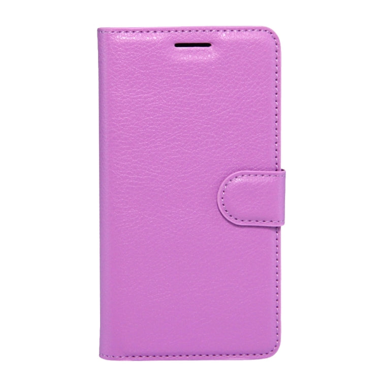 For LG X Cam Litchi Texture Horizontal Flip Leather Case with Holder & Card Slots & Wallet