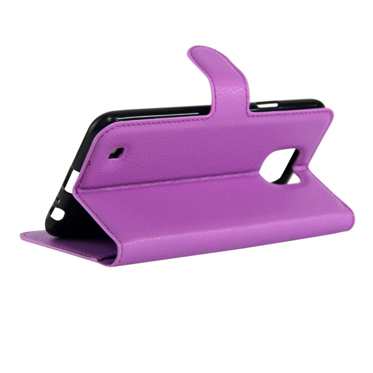 For LG X Cam Litchi Texture Horizontal Flip Leather Case with Holder & Card Slots & Wallet