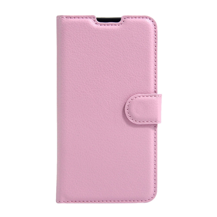 For LG X Screen Litchi Texture Horizontal Flip Leather Case with Holder & Card Slots & Wallet