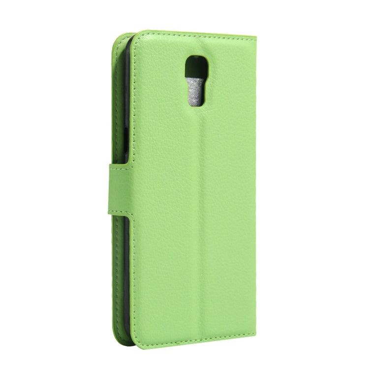 For LG X Screen Litchi Texture Horizontal Flip Leather Case with Holder & Card Slots & Wallet