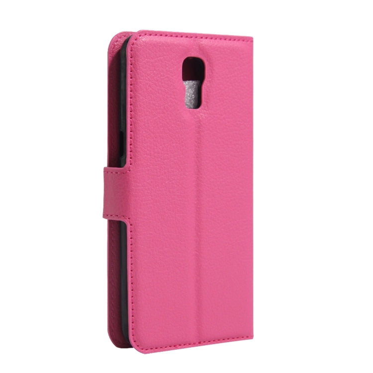 For LG X Screen Litchi Texture Horizontal Flip Leather Case with Holder & Card Slots & Wallet