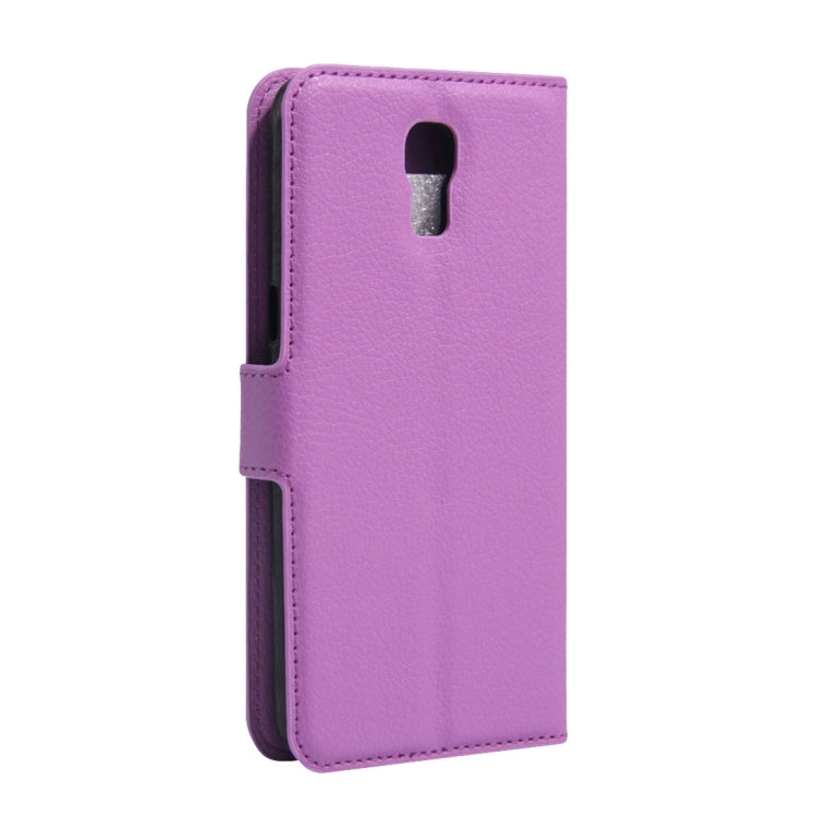 For LG X Screen Litchi Texture Horizontal Flip Leather Case with Holder & Card Slots & Wallet