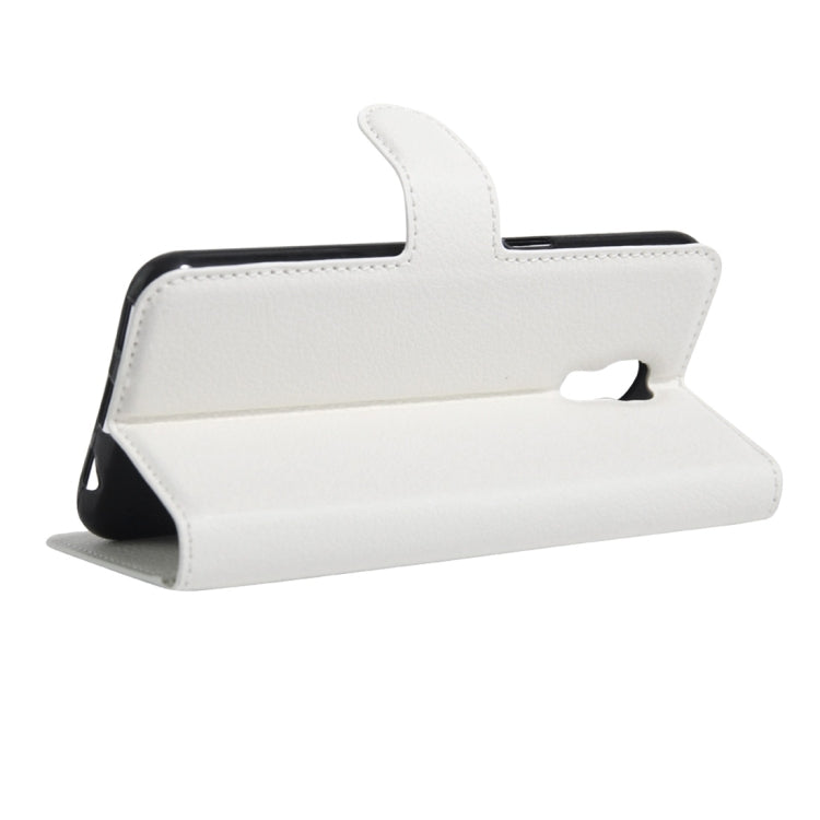 For LG X Screen Litchi Texture Horizontal Flip Leather Case with Holder & Card Slots & Wallet