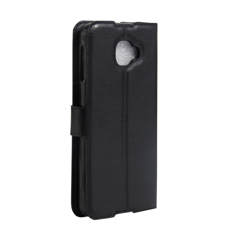 Alcatel TCL idol 4S Litchi Texture Horizontal Flip Genuine Leather Case with Holder & Card Slots & Wallet