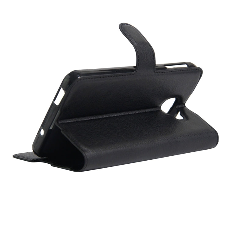 Alcatel TCL idol 4S Litchi Texture Horizontal Flip Genuine Leather Case with Holder & Card Slots & Wallet