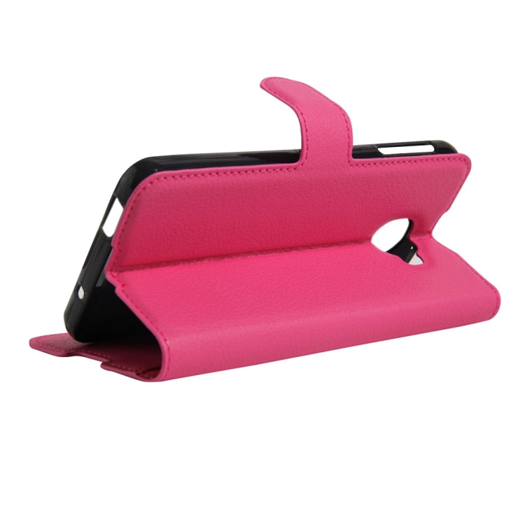 Alcatel TCL idol 4S Litchi Texture Horizontal Flip Genuine Leather Case with Holder & Card Slots & Wallet