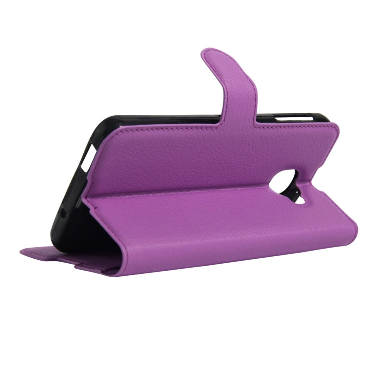 Alcatel TCL idol 4S Litchi Texture Horizontal Flip Genuine Leather Case with Holder & Card Slots & Wallet