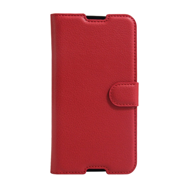 Alcatel TCL idol 4S Litchi Texture Horizontal Flip Genuine Leather Case with Holder & Card Slots & Wallet