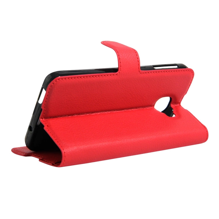 Alcatel TCL idol 4S Litchi Texture Horizontal Flip Genuine Leather Case with Holder & Card Slots & Wallet