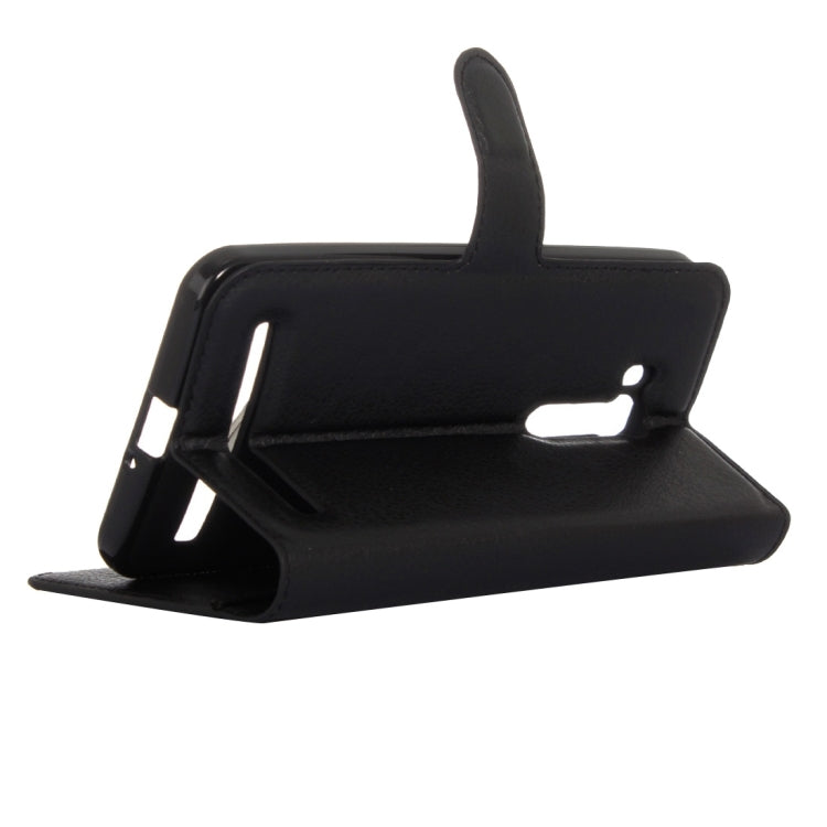 For ASUS Zenfone Go TV / ZB551KL Litchi Texture Horizontal Flip Genuine Leather Case with Holder & Card Slots & Wallet