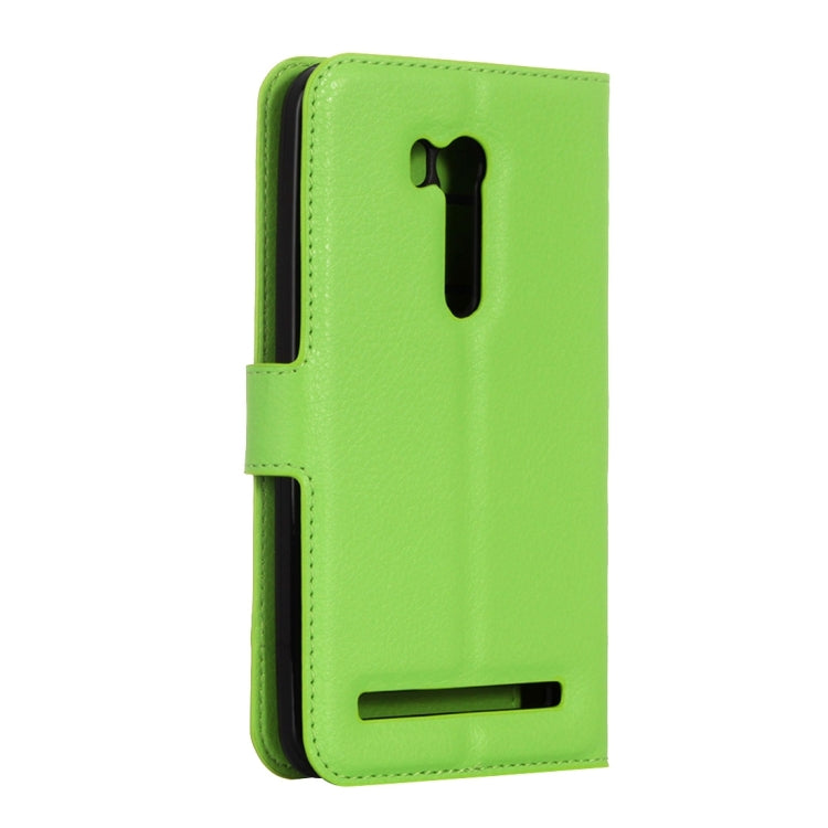 For ASUS Zenfone Go TV / ZB551KL Litchi Texture Horizontal Flip Genuine Leather Case with Holder & Card Slots & Wallet