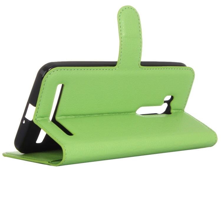 For ASUS Zenfone Go TV / ZB551KL Litchi Texture Horizontal Flip Genuine Leather Case with Holder & Card Slots & Wallet