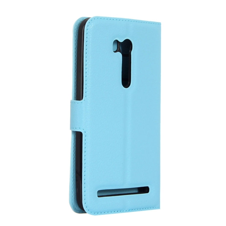 For ASUS Zenfone Go TV / ZB551KL Litchi Texture Horizontal Flip Genuine Leather Case with Holder & Card Slots & Wallet