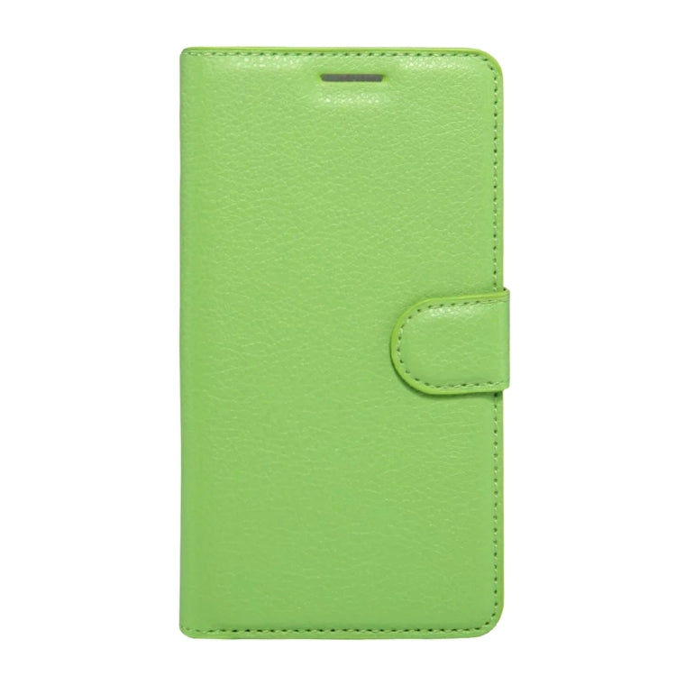 For Lenovo VIBE K5 Litchi Texture Horizontal Flip Genuine Leather Case with Holder & Card Slots & Wallet