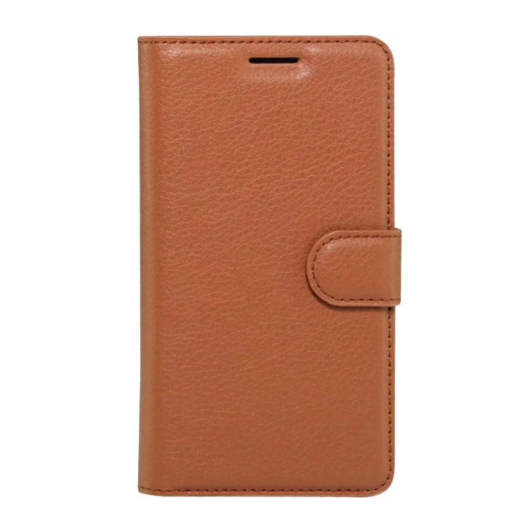 For Lenovo VIBE K5 Litchi Texture Horizontal Flip Genuine Leather Case with Holder & Card Slots & Wallet