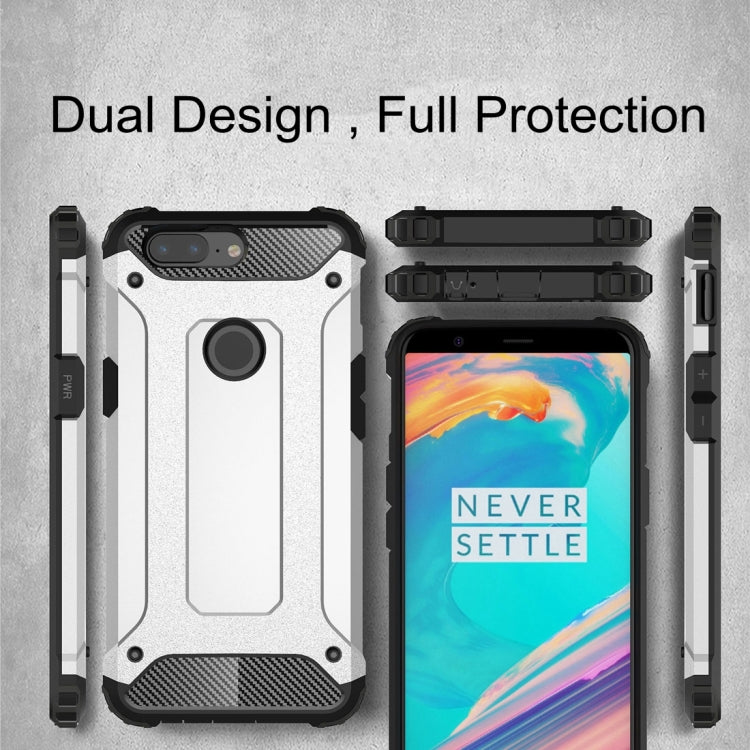 For OnePlus 5T Magic Armor TPU + PC Combination Case