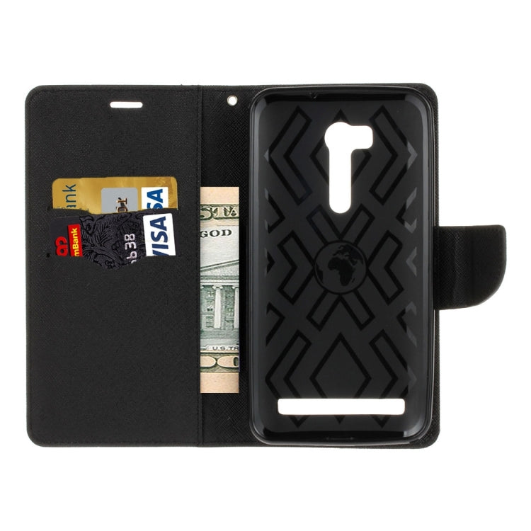 For ASUS Zenfone Go TV / ZB551KL Cross Texture Horizontal Flip Leather Case with Holder & Card Slots & Wallet