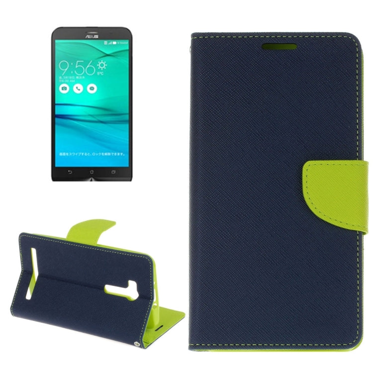 For ASUS Zenfone Go TV / ZB551KL Cross Texture Horizontal Flip Leather Case with Holder & Card Slots & Wallet