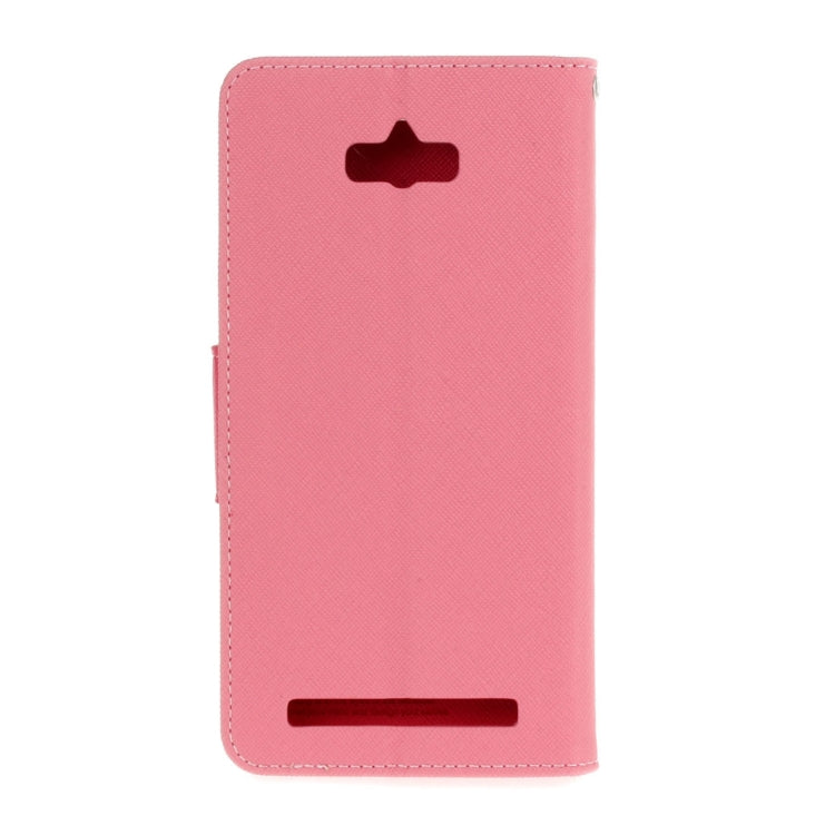 For Asus ZenFone Max / ZC550KL 5.5 Inch Cross Texture Horizontal Flip Leather Case with Holder & Card Slots & Wallet