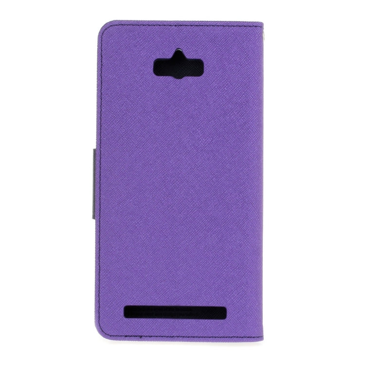 For Asus ZenFone Max / ZC550KL 5.5 Inch Cross Texture Horizontal Flip Leather Case with Holder & Card Slots & Wallet