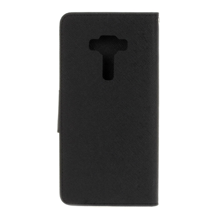 For ASUS ZE552KL Cross Texture Horizontal Flip Leather Case with Holder & Card Slots & Wallet