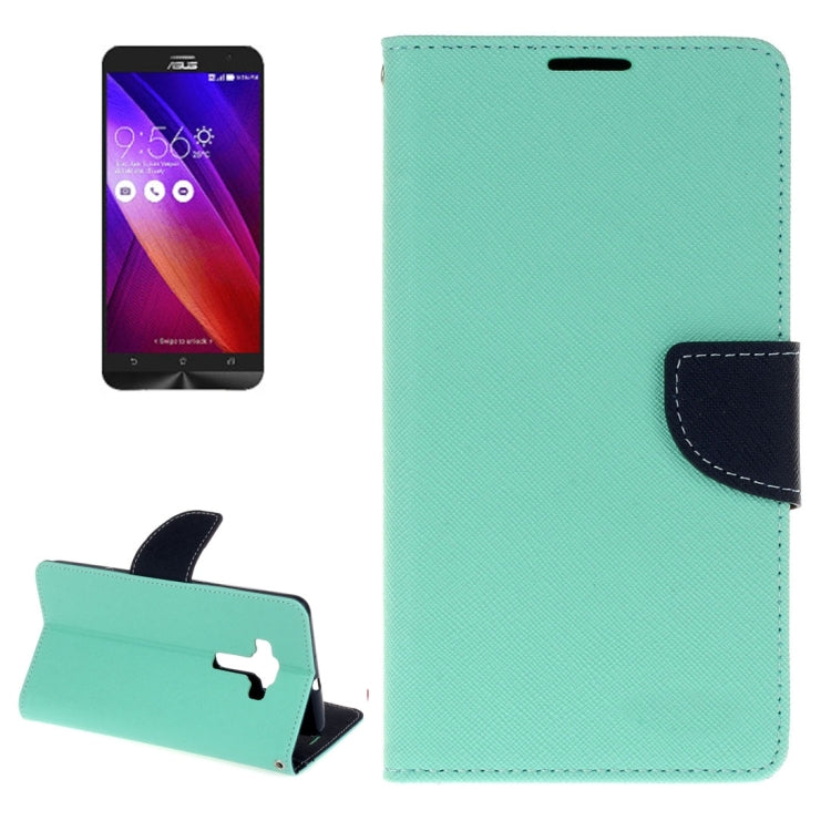 For ASUS ZE552KL Cross Texture Horizontal Flip Leather Case with Holder & Card Slots & Wallet