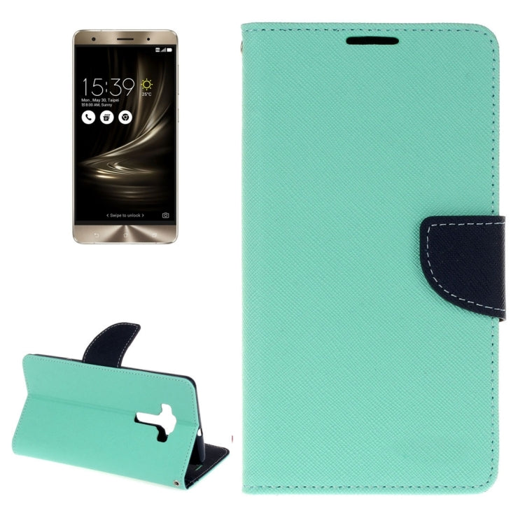 For ASUS ZS570KL Cross Texture Horizontal Flip Leather Case with Holder & Card Slots & Wallet