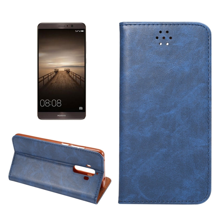 For Huawei Mate 9 Crazy Horse Texture Auto Closed Horizontal Flip Leather Case with Holder & Card Slots